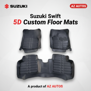 Suzuki Swift 5D Custom Floor Mat Black 3 Pcs – Model 2010-2021