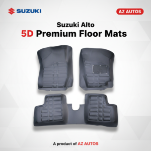 Suzuki Alto 5D Custom Floor Mat Black 3 Pcs – Model 2018-2021