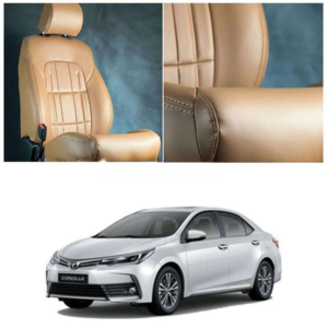 Toyota Corolla Audi Style Brown Brown Seat Covers – Model 2014-2021