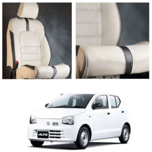 Suzuki Alto Type R Beige Black Seat Covers – Model 2019-2021