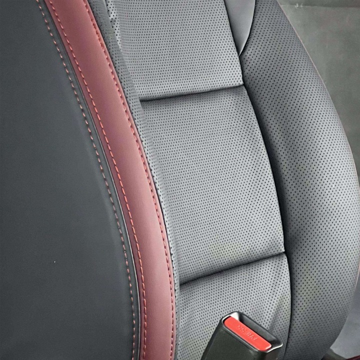 Suzuki Cultus Breathable Black Red Seat Covers - Model 2007-2017