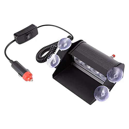 Dashboard Police Light for Car – Red & Blue 8 LED