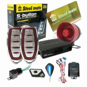 Steelmate Car Alarm Security System 5-Button 838G