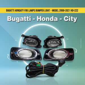 Bugatti Honda City Fog Lamps Bumper Light – Model 2009-2021 HD-222