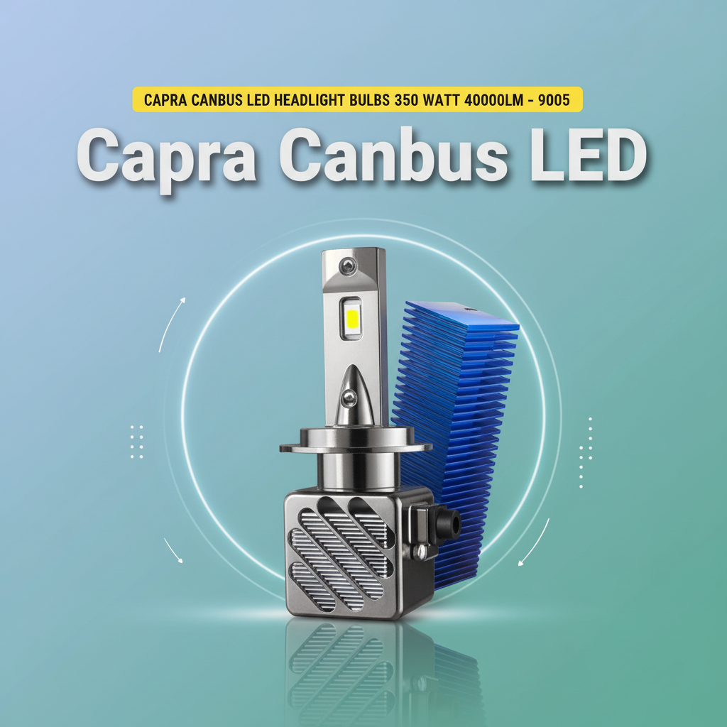 Capra Canbus LED Headlight Bulbs 350 Watt 40000LM – 9005