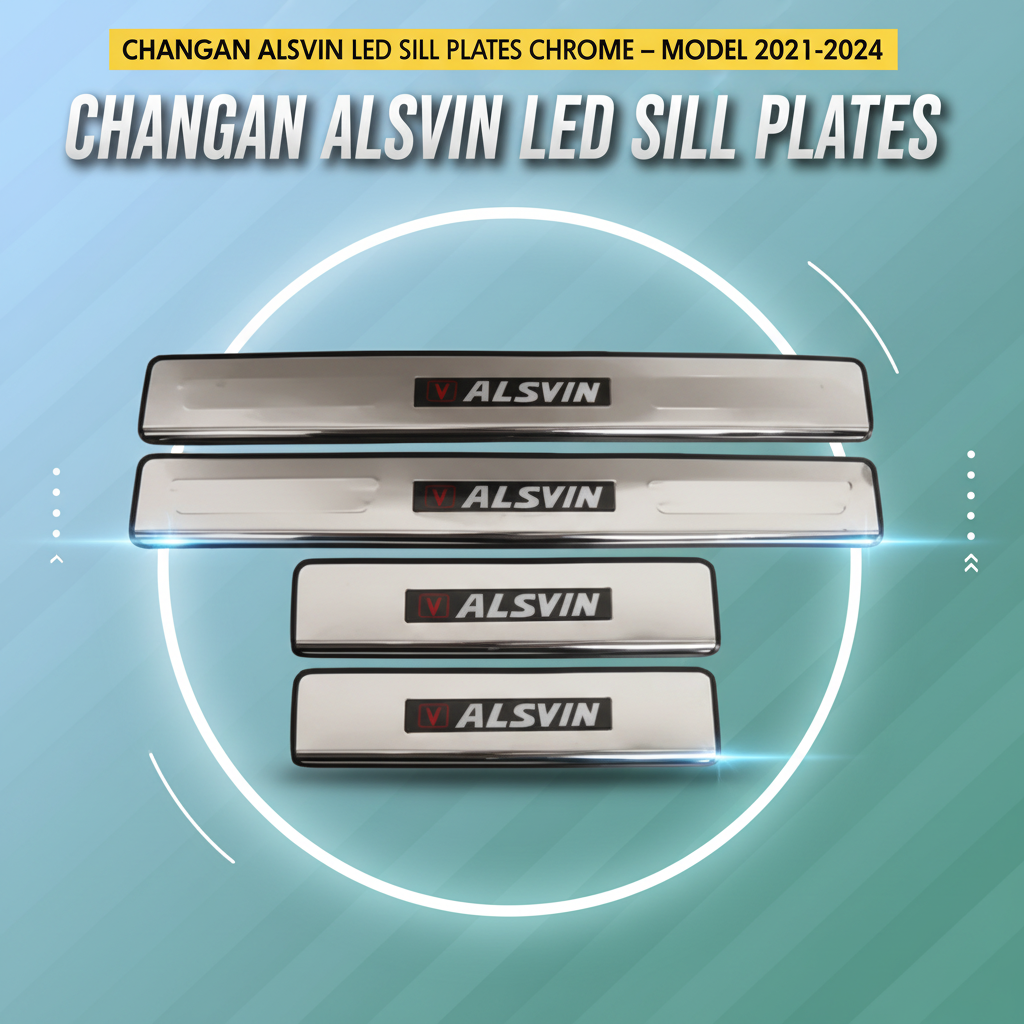 Changan Alsvin LED Sill Plates Chrome – Model 2021-2024