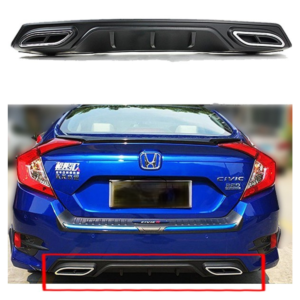 Honda Civic Bumper Diffuser Mercedes Style – Model 2016-2021