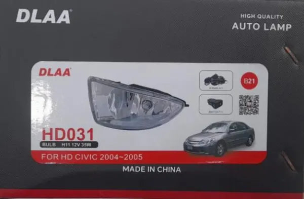 DLAA Honda Civic fog lights Model 2005-2006 HD031