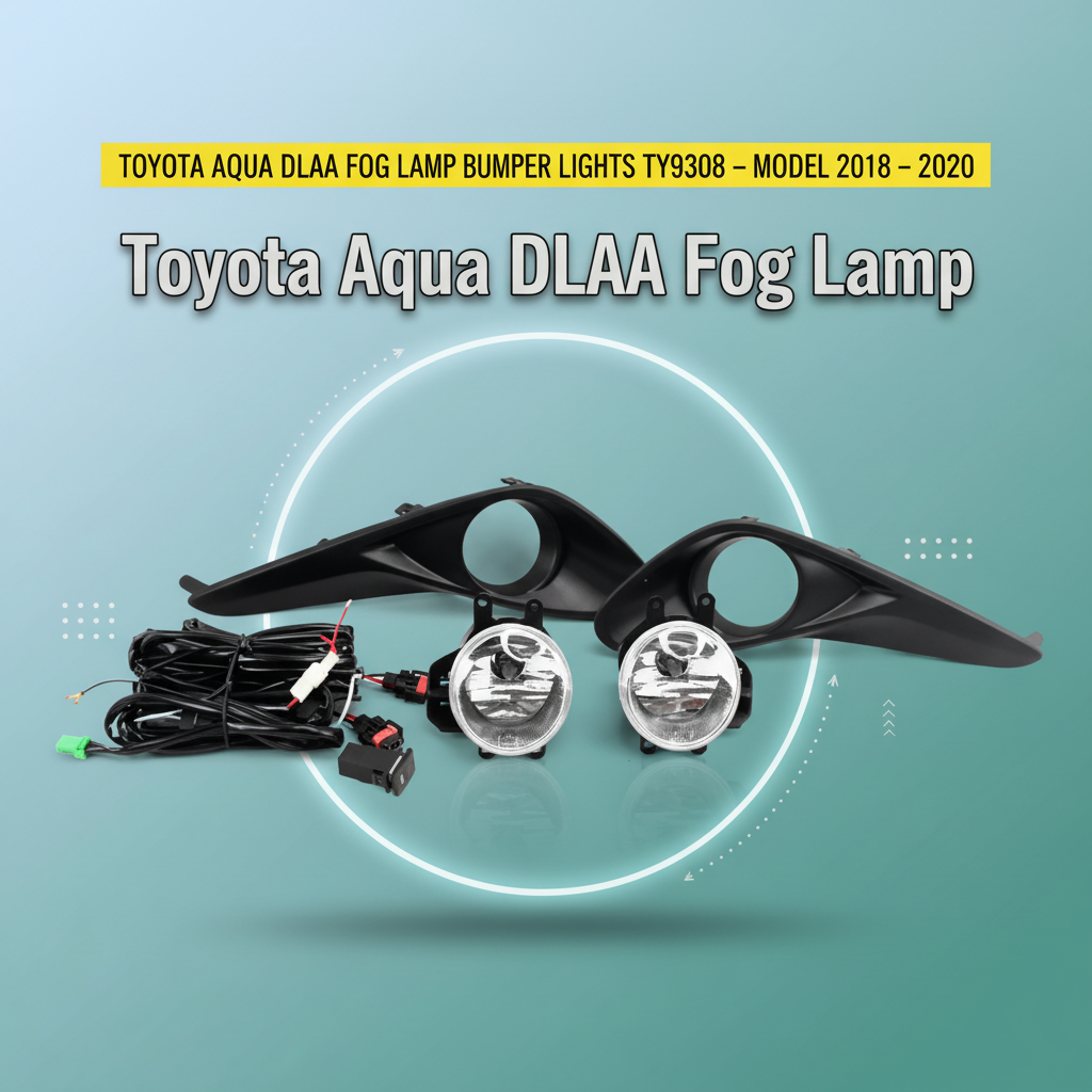 Toyota Aqua DLAA Fog Lamp Bumper Lights TY9308 – Model 2018 – 2020