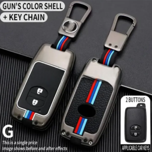 Toyota Prius Old Metal And Silicone KeyCover With KeyChain