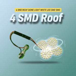4 SMD Roof Dome Light White LED SMD