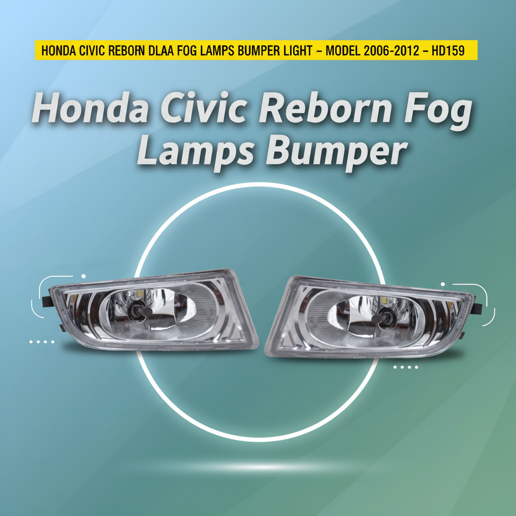 Honda Civic Reborn DLAA Fog Lamps Bumper Light – Model 2006-2012 – HD159