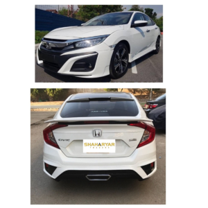 Honda Civic Samurai FG Material 2 pcs Body Kit Fiber – Model 2016-2021