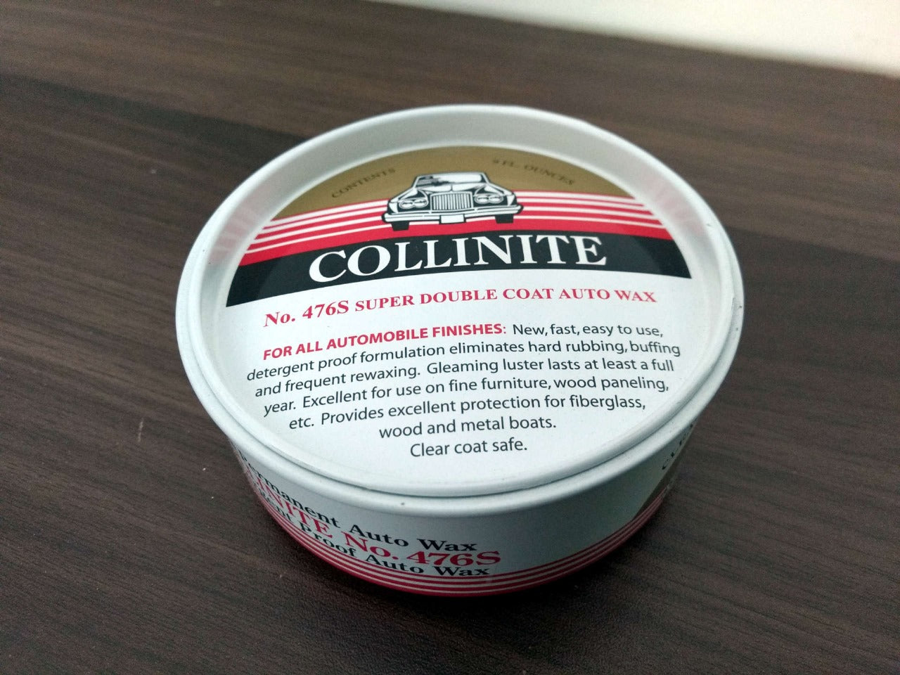 AutoGeek Collinite Super Double Coat Auto Wax #476 (9oz)