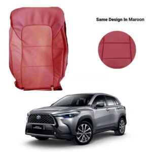 Toyota Corolla Cross Breathable Maroon Seat Covers – Model 2022-2024