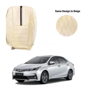 Toyota Corolla Type R Beige Black Seat Covers – Model 2014 -2021