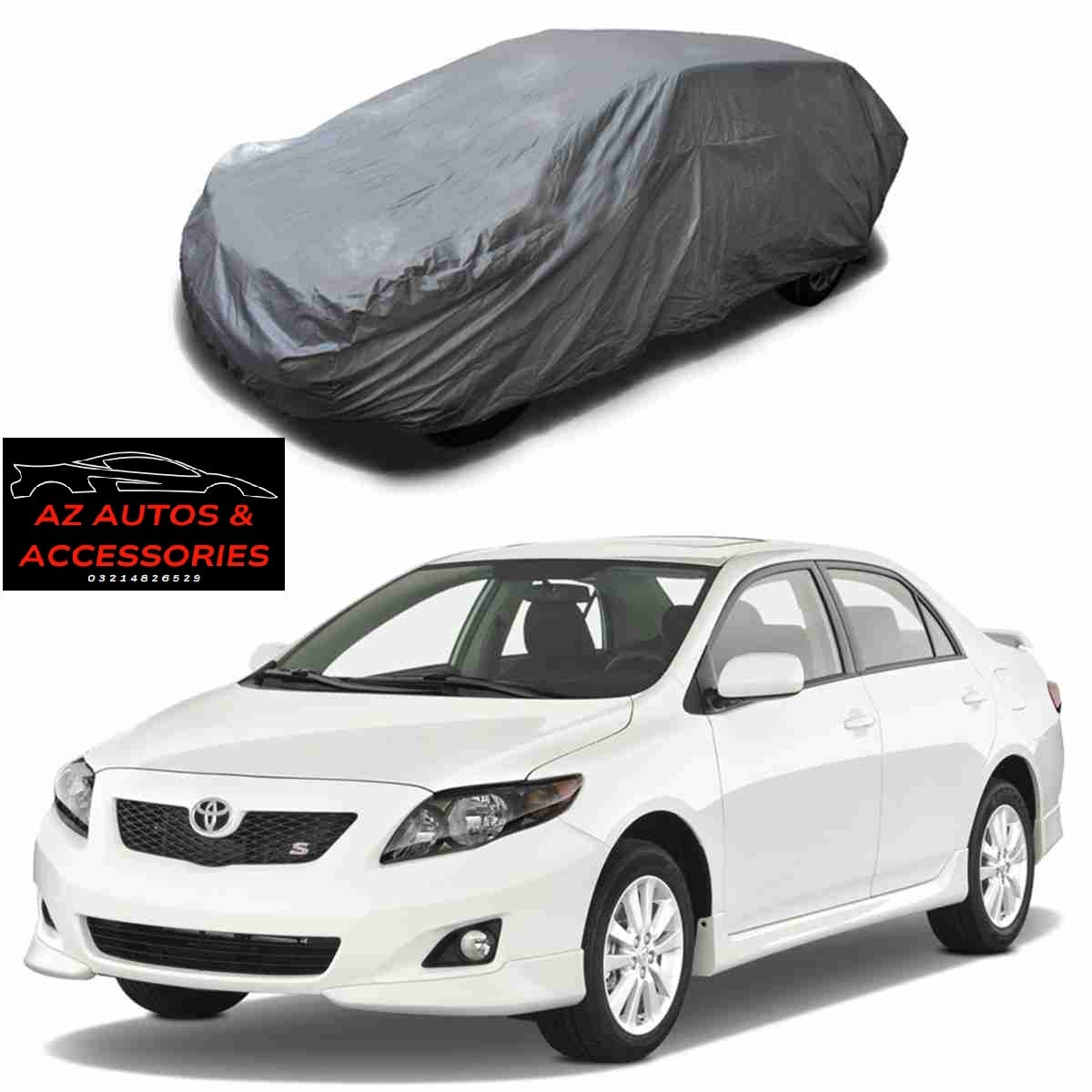 Toyota Corolla 2009 to 2014 Top Cover Rubber Coated Scratch Proof & Waterproof