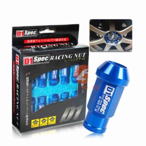 Set of 20 Pcs D1 Spec M12 X 1.5 Blue Weight Bilet Racing Wheel Lug Nut