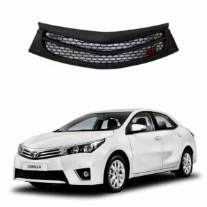 Front Bumper Black Stylish GT Grill for Toyota Corolla 2014 to 2017