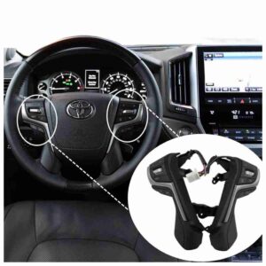 Steering Wheel Control Multimedia Buttons for Toyota Land Cruiser 2009 to 2020