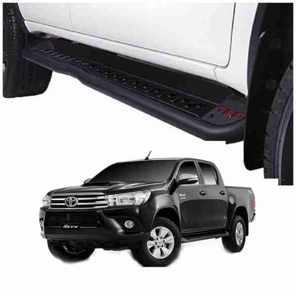 Side Step Metal TRD Style Foot Rest for Toyota Hilux Revo 2016 to 2020