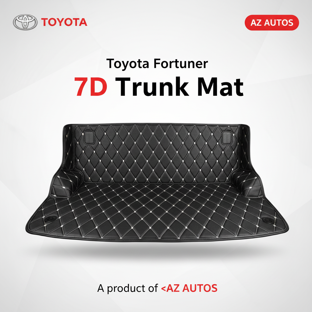 7D Trunk Mat For Toyota Fortuner 2016 to 2021