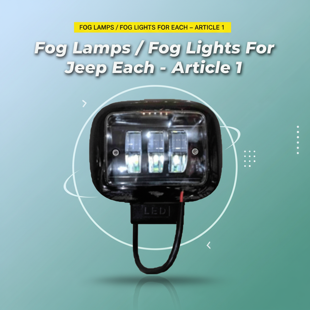 Fog Lamps / Fog Lights For Jeep Each – Article 1