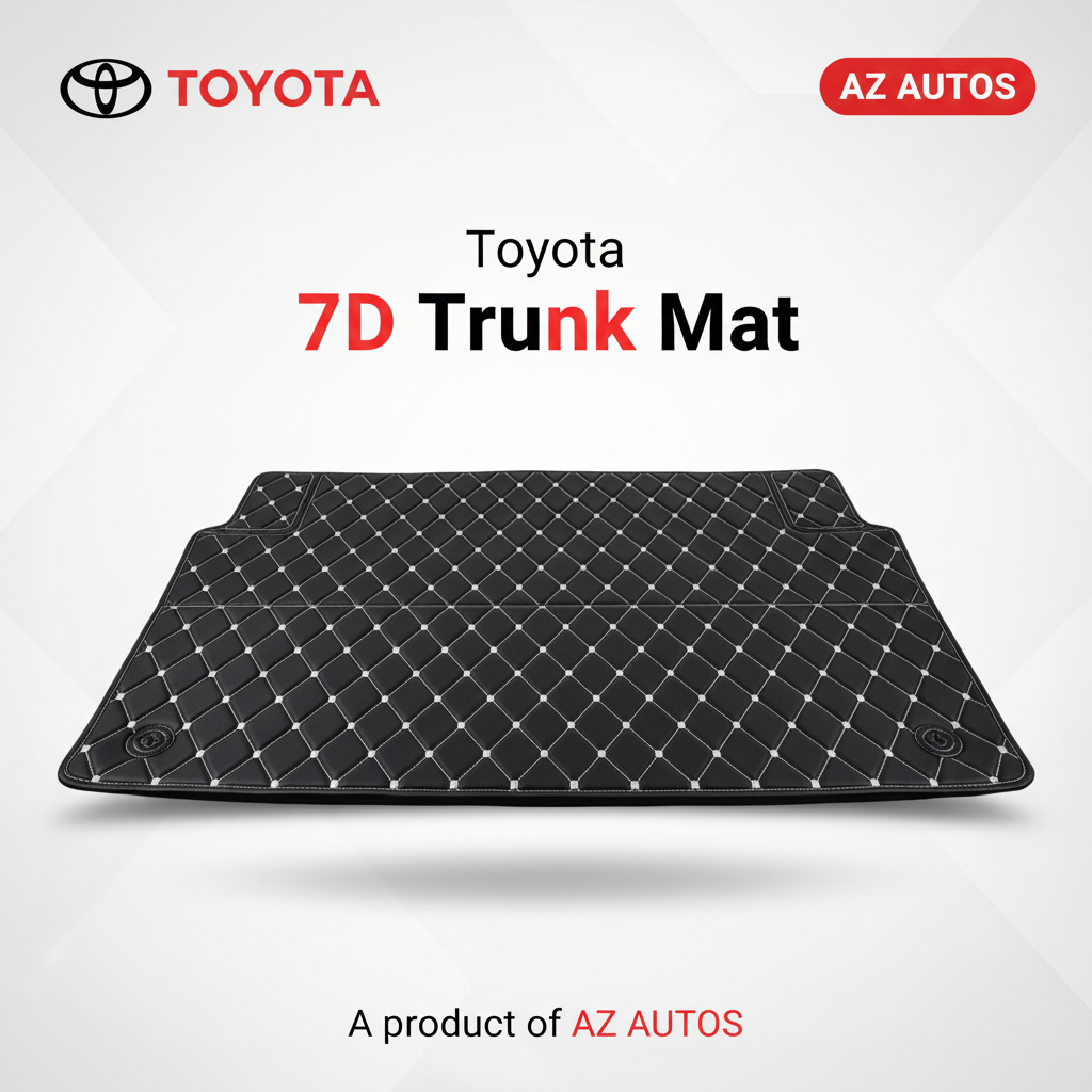 7D Trunk Mat For Toyota Aqua 2012 to 2021