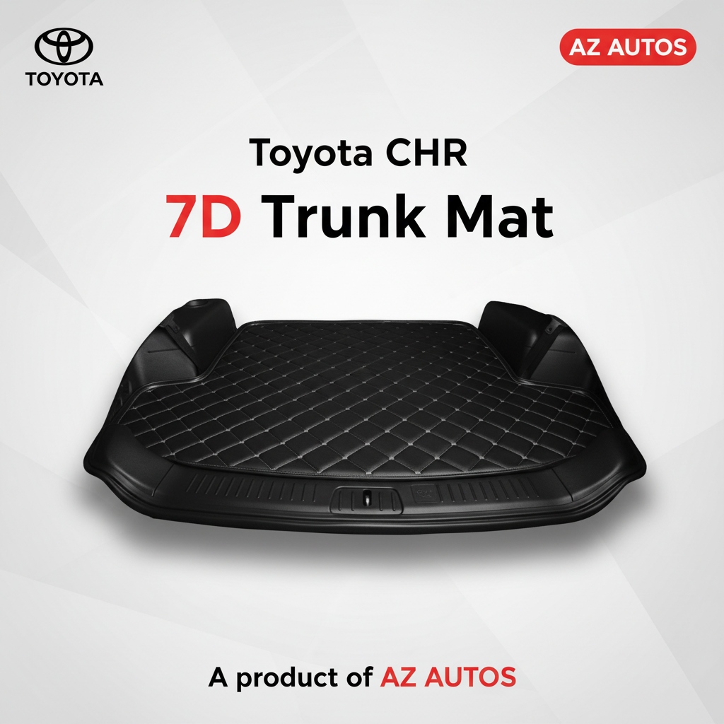 7D Trunk Mat For Toyota CHR 2017 to 2021