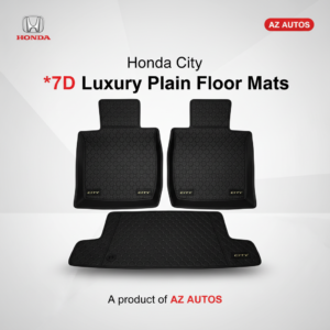 7D Floor Mats Plain For Honda City 2016 to 2021