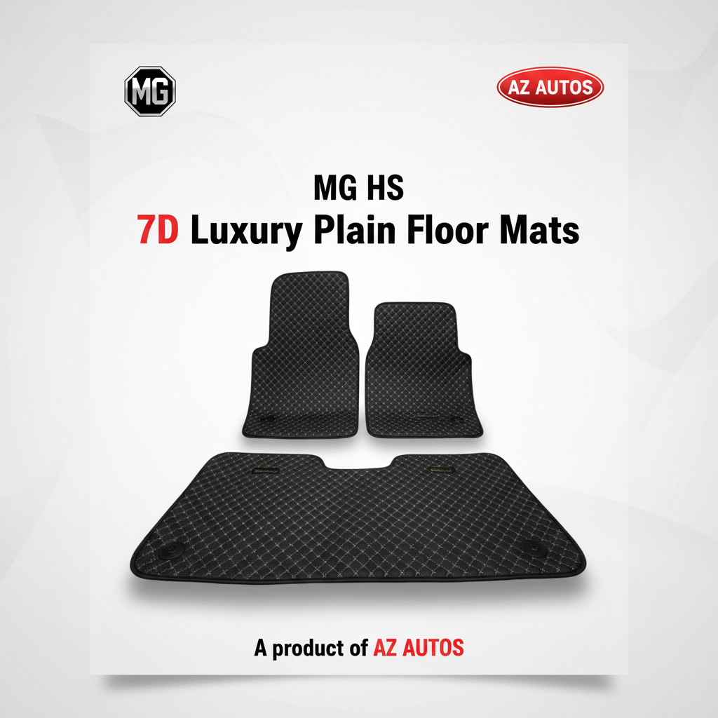 7D Floor Mats Plain For MG HS 5 Seats 2018 to 2021
