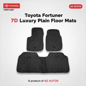 7D Floor Mats Plain For Toyota Fortuner 2017 to 2021