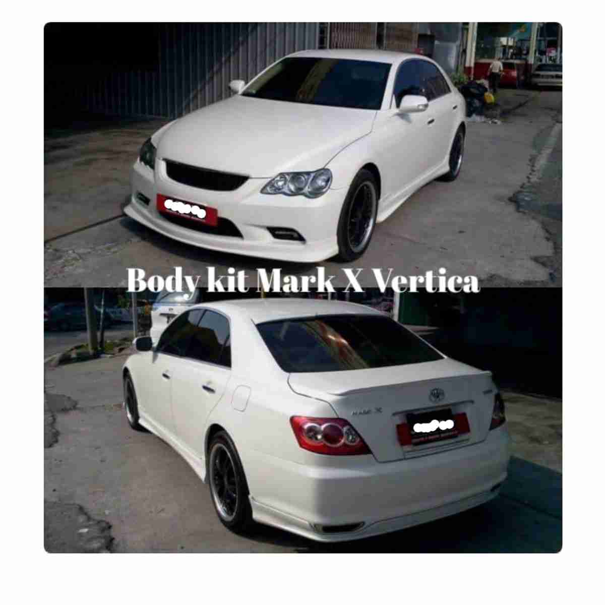 Toyota Mark X – Front Back Body Kit with side panels Vertica