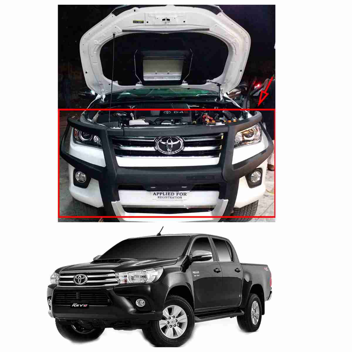 Toyota Hilux Vigo / Revo 2012 to 2020 – PU Bull Bar