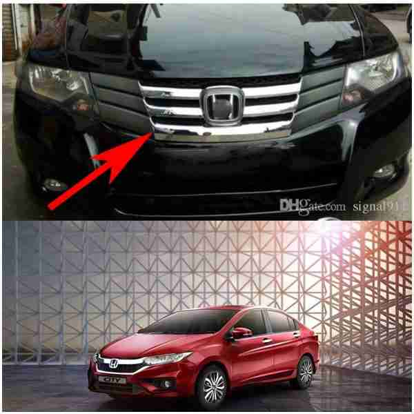 Front Bumper Center Chrome Grill for Honda City 2009 to 2015