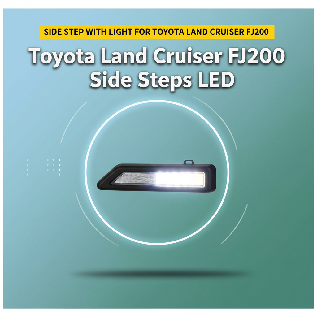 Side Step With Light For Toyota Land Cruiser FJ200