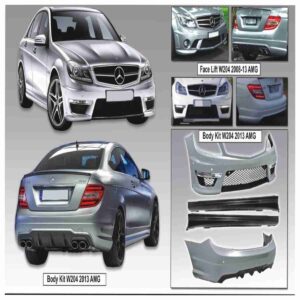 Mercedes C180 Body Kit AMG 2013 to 2014 Face Uplift Conversion