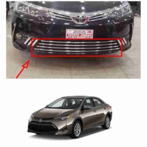 Front Chrome Down Grill 4Pcs For Corolla 2017 to 2020
