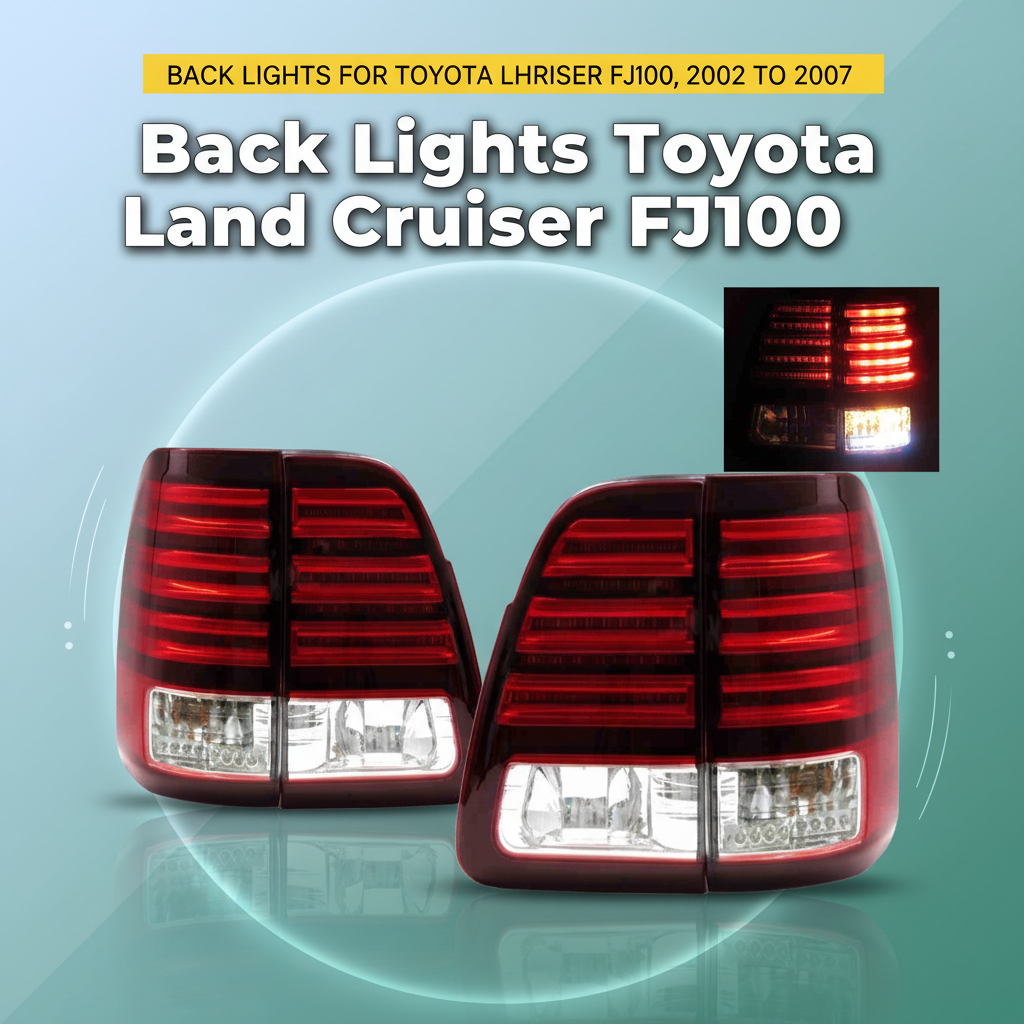 Back Lights For Toyota Land Cruiser FJ100 2002 to 2007