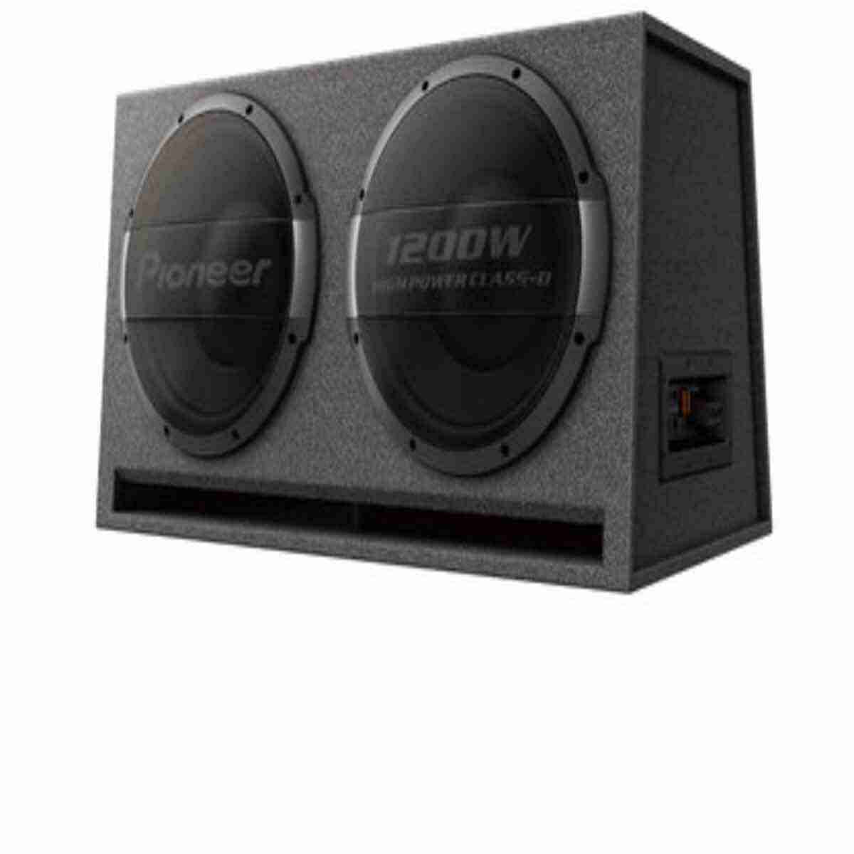 Pioneer TS-WX1220AH Dual 12″ Ported Enclosure Active Subwoofer with Built-in Amplifier 2020 to 2021