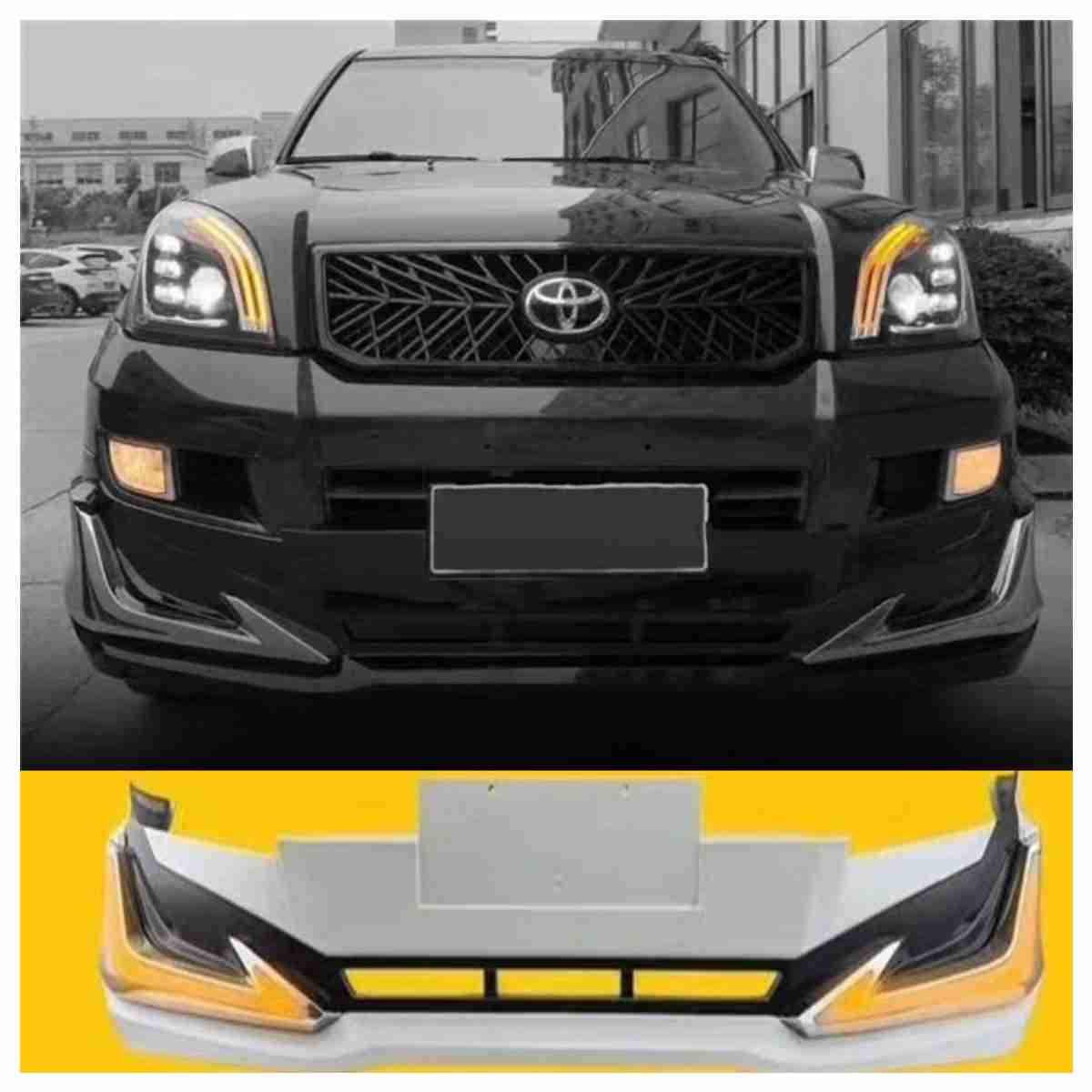 Land Cruiser FJ120 Modellista 2004 to 2008 Front Extender / Body Kit