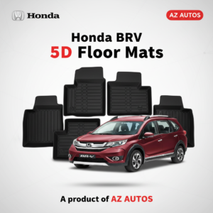 5D Floor Mats Black For Honda BRV 2016 to 2021