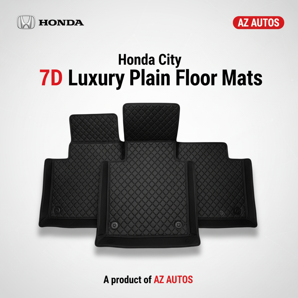 7D Floor mats For Honda City 2017 to 2020