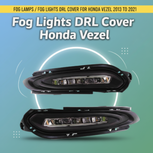 Fog Lamps / Fog Lights DRL Cover For Honda Vezel 2013 to 2021