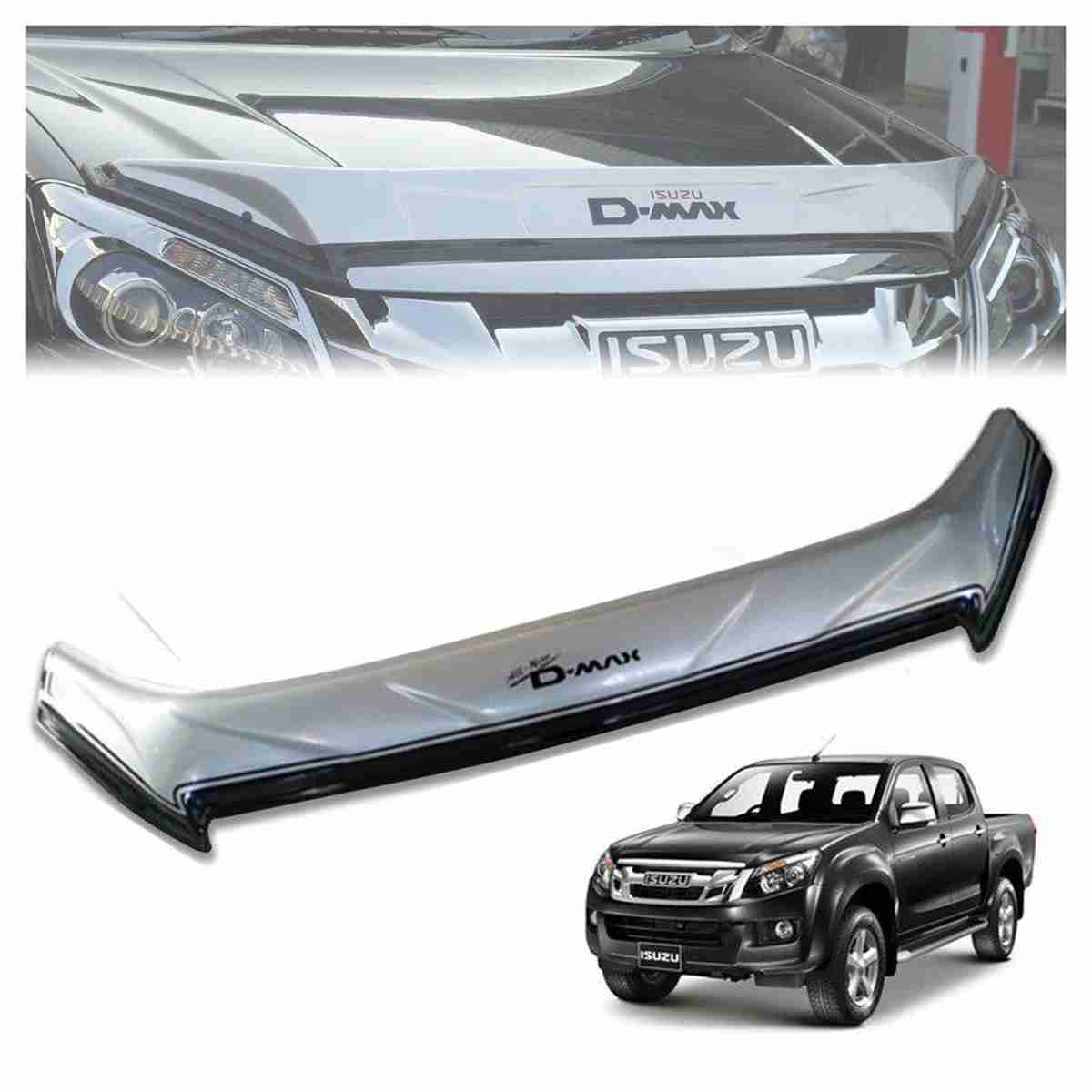 Isuzu D-Max Model 2018 to 2021 – Balck And White Bonnet Guard