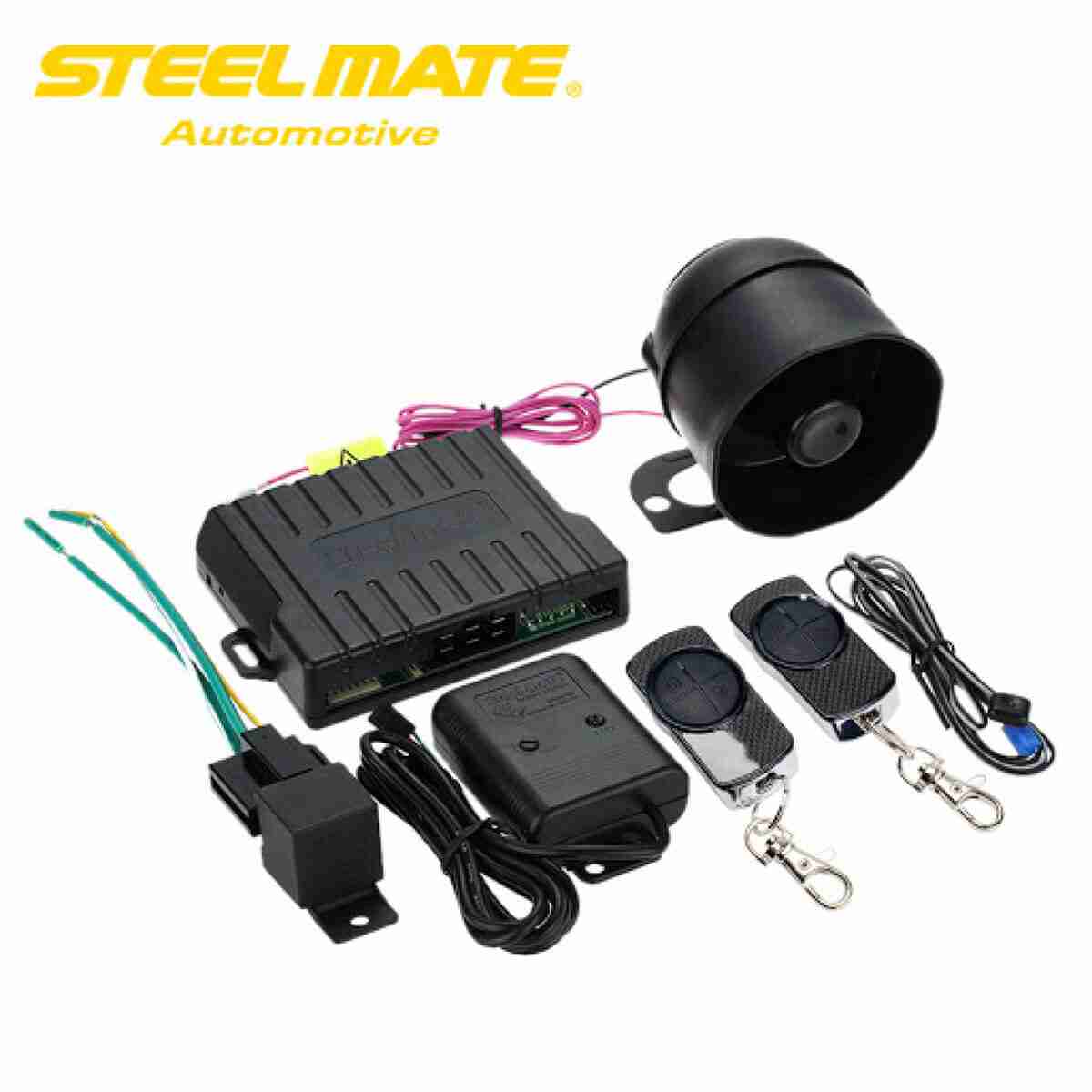 Steelmate Carbon Fiber Car Alarm System 838N