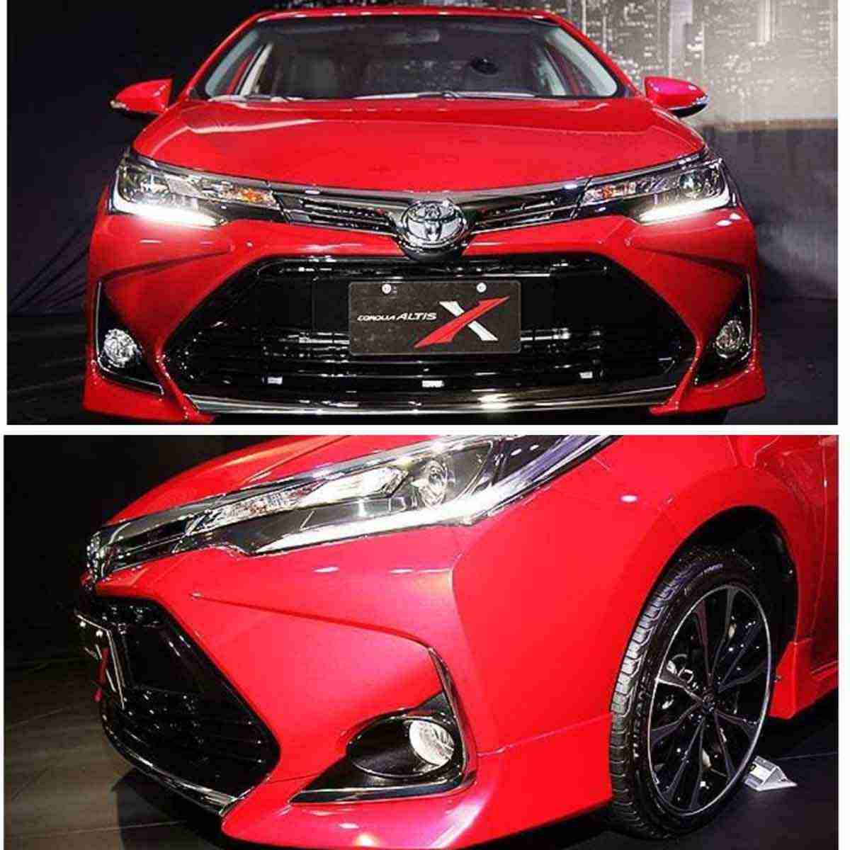 Toyota Corolla Altis X 2017 to 2021 Front Bumper Camry Style Fiber Glass