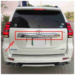 Toyota Prado FJ150 2009 to 2018 – Back – Rear Trunk Garnish Full Chrome