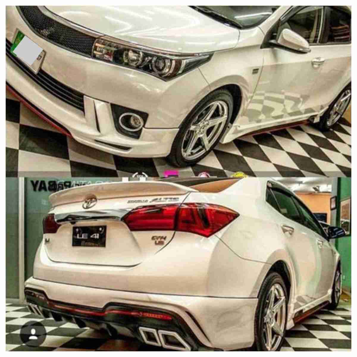 Toyota Corolla 2014 to 2017 Front and Back Body Kit Kantara Thailand