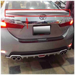 Corolla 2014 to 2020 – Back Spoiler with Paint